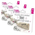 3 porte - cl�s � r�aliser - cadeau de ma�tresse / ma�tre