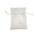 3 sachets tissu blanc 8x10cm