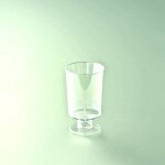 30 verres a pied verrines 10cl transparent