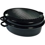 32711042 cocotte ovale sans bague en noir tachet� 42 cm 42 x 42 x 10 cm