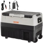 35 l glaci�re electrique portable - vevor - r�frig�rateur de voiture double zone - 0, 6 kw. h - 20 c ...