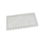 36 napperons papier dentelle 40x20cm blanc