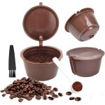 3pcs filtres a café non jetables, réutilisables capsules rechargeables a cafe, compatibles avec machines ... 3pcs filtres a café non jetables, réutilisables capsules rechargeables a cafe, compatibles avec machines ...