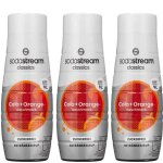 3x sodastream cola + orange sirop sans sucre 440ml