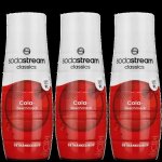 3x sodastream sirop de cola 440ml