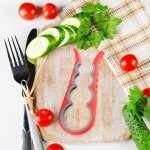 4 en 1 gourde en forme de couvercle ouvre - bote manuel antidrapant cl a torsion gadgets de cuisine ...