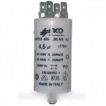 4, 5uf - 400 / 450v condensateur fixation ecrou central pour moteur