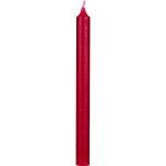 4 bougies flambeaux rustique 25cm 10h rouge