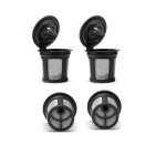 4 dosettes filtrantes k - cup réutilisables pour keurig 1. 0 et 2. 0 - ecologiques, lavables au lave ... 4 dosettes filtrantes k - cup réutilisables pour keurig 1. 0 et 2. 0 - ecologiques, lavables au lave ...