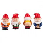 4 nains de jardin grossiers drole et humoristique gnome  planter