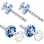 4 pack baby gates snap fastener with threaded rod m10 baby safety gate accessories blue