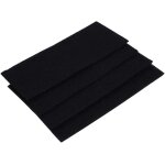 4 pack filtre charbon, filtres a odeur de carbone de filtres pour bac a litire pour chats, filtre charbon ...