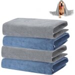 4 pack super absorbent microfiber pet towels - quick dry - super soft - machine wash & dry available ...