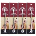 4 pailles en inox avec filtre int�gr�
