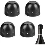 4 pcs bouchon bouteille vin bouchon de champagne bouchon conservation vin rutilisable , pour amateurs ...