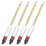 4 pièces d'hydromètre d'alcool, alcoomètre pour distiller de l'alcool 0 - 200 proof & 0 - 100 tralle, ... 4 pièces d'hydromètre d'alcool, alcoomètre pour distiller de l'alcool 0 - 200 proof & 0 - 100 tralle, ...