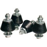4 plots anti vibratoires qlima pour climatiseur fixe