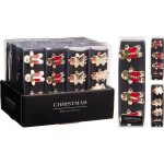 4 ronds de serviette zinc bonhomme pain epices or