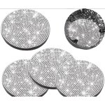 4 sous - verres en diamant pour voiture voiture avec sous - verre en diamant d�coration sous - verre ...