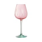 4 verres a pied colors 47cl spring - cristal d'arques