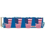 4 verres a shot usa - shooter drapeau des etats - unis amerique
