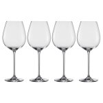 4 verres a vin rouge transparent 613 ml