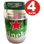 4 x heineken fut de bire 5l draughtkeg 5% vol.