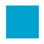 40 serviettes papier gaufre 38cm turquoise