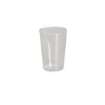 40 verres ronds reutilisables 10cl transparent