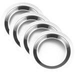 4pcs bouteille de vin coaster acier inoxydable dessous de verre a vin rsistant a la chaleur tasse a ...