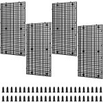 4pcs grille pour aquarium en plastique haute densit� avec 24 supports, s�parateur d'aquarium et grille ...