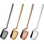 4pcs set cocktail dessert service de dner ensemble de vaisselle cuillre a crme glace personnalit ...