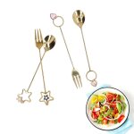 4pcs / set innovant star pendentif cuillère a café coeur en forme dessertk ob 4pcs / set innovant star pendentif cuillère a café coeur en forme dessertk ob