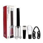 (4pcsetplastics) 2024 wino on the go ensemble d'ouverture de bouteille de vin a pompe a air comprim, ...