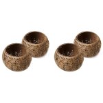 4x bougie bol en coquille de noix de , bougeoirs, bougeoir en coquille de noix de fait ¿¿ la main pour ... 4x bougie bol en coquille de noix de , bougeoirs, bougeoir en coquille de noix de fait ¿¿ la main pour ...