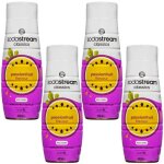 4x sodastream fruit de la passion zro sirop 440ml