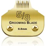 5 / 8 lame de rechange pour toilettage de chiens, compatible avec les séries heiniger / max45 / andis ... 5 / 8 lame de rechange pour toilettage de chiens, compatible avec les séries heiniger / max45 / andis ...