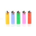 5 briquets bic slim a pierre couleurs