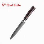 5 au couteau de chef - santoku couteau de chef en acier inoxydable 5cr15, outils de cuisine, couteau ... 5 au couteau de chef - santoku couteau de chef en acier inoxydable 5cr15, outils de cuisine, couteau ...