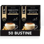 5 paquet de 10 sachets solubles de cappuccino au ginseng sans sucre, 50 stick de 6 gr pour boisson aromatise ...