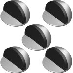 5 pi�ces arr�ts de portes, inoxydable adhesive but�es de porte, but�es avec pare - chocs en caoutchouc, ...