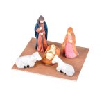 5 santons porcelaine scene native 5 santons porcelaine scene native