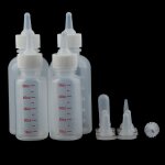 50 / 100ml chiot chaton biberon chien chat bady soins infirmiers eau lait mangeoire avec brosse de nettoyage ...