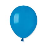 50 ballons latex bio 13cm bleu