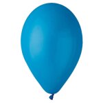 50 ballons latex bleu moyen biodegradable 30cm