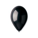50 ballons latex noirs ebene biodegradable 30
