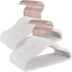 50 cintres enfant blanc