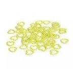 50 coeurs en plastique pour d�coration