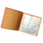 50 feuilles d'argent 40 mm x 40 mm comestible alimentaire