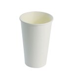 50 gobelets carton recyclable 45cl blanc